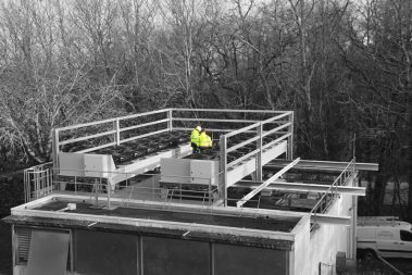 Suivi photographique de chantier avec utilisations de caméras timelapse pour ce tte opération réalisée par la société OMB sur le site du CHU de la Roche/Yon.