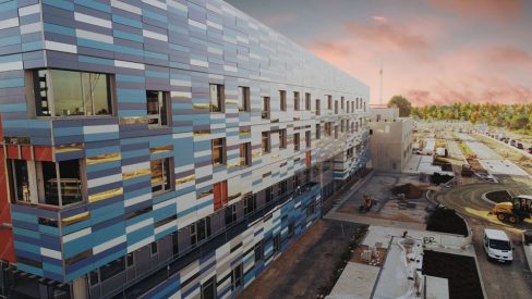 Prises de vue par drone et suivi de chantiers de la nouvelle polyclinique de l'Europe.