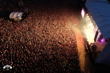 Prises de vues par drones pendant le festival La nuit de l'Erdre à Nort sur Erdre. Prises de vues aériennes lors de l'édition 2019 de la nuit de l'Erdre