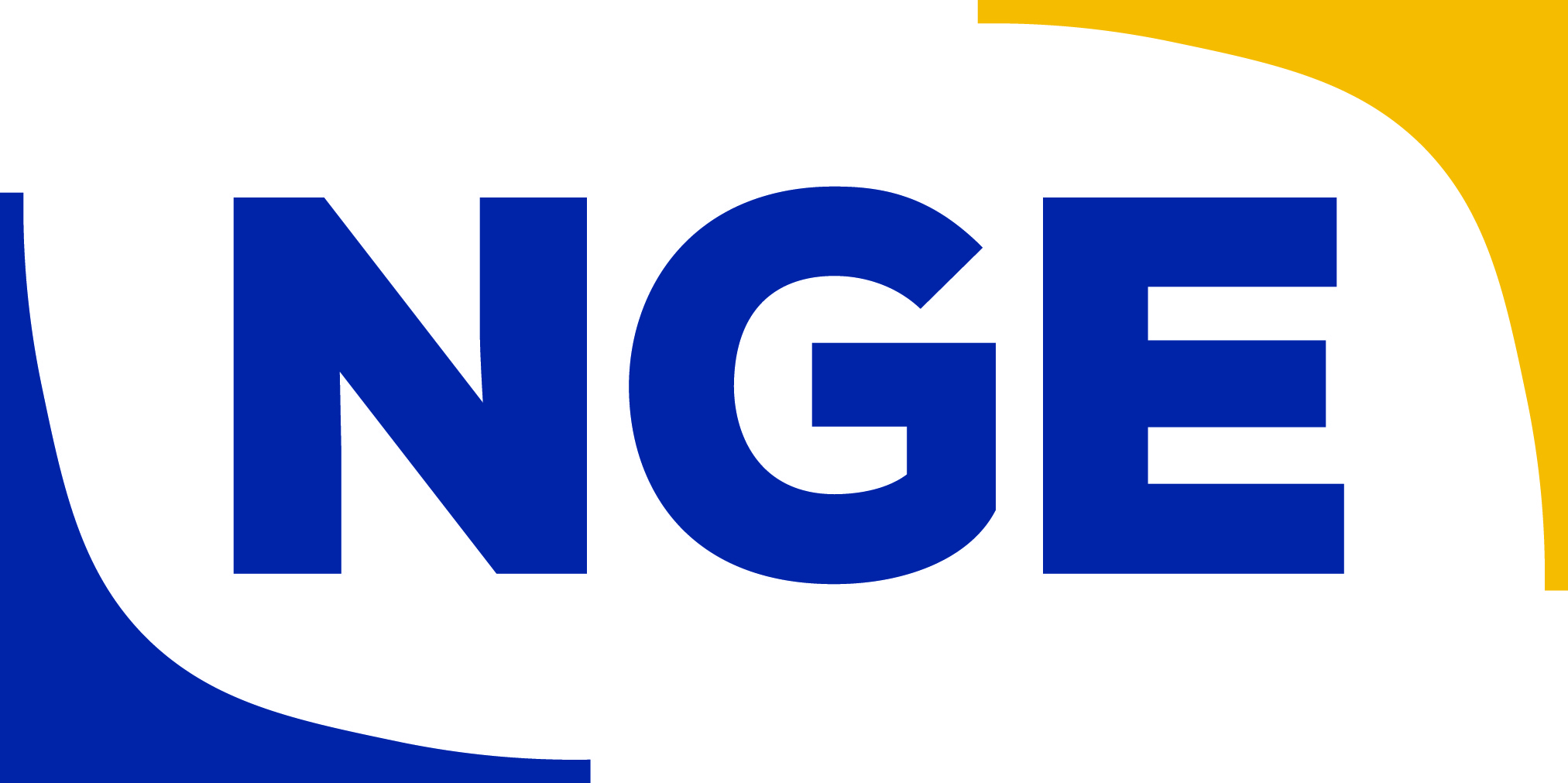 Logo de NGE, filiale du groupe Guintoli