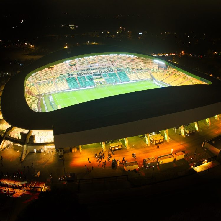 le stade de la Beaujoire lors du match Nantes-PSG. Les portes vont bientôt s'ouvrir