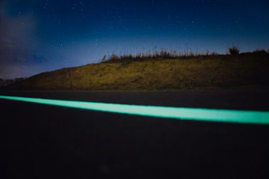 Prises de vue nocturnes lors d'un suivi de chantier à La Baule-Les pins en Loire Atlantique.