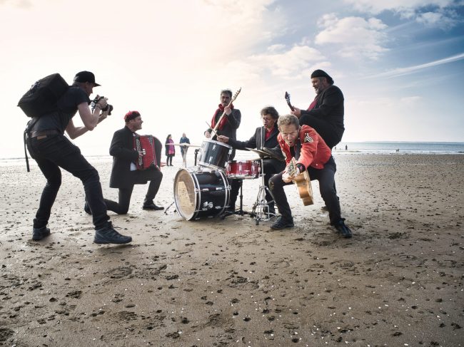 Tournage et séance shooting pour le groupe Guillotines