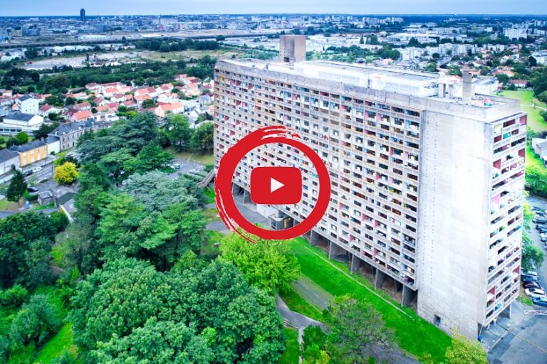 La Maison radieuse à René dans un film de suivi de chantier