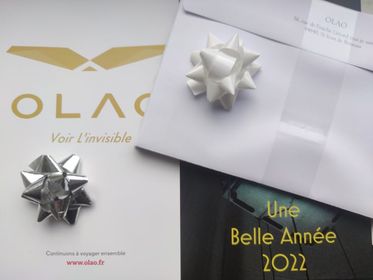 Carte de voeux Olao Bonne année 2022 par Olao
