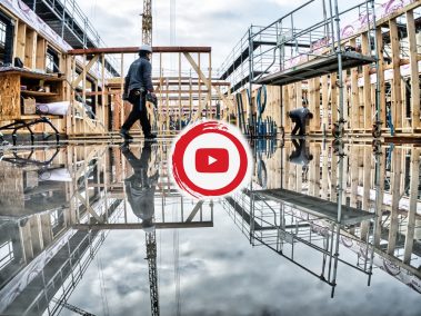 Film de suivi de chantier. 5 jours de levage pour "monter" une extension de plusieurs centaines de m2 destinés à des bureaux.