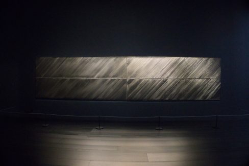 Un des tableaux du musée Pierre Soulages à Rodez
