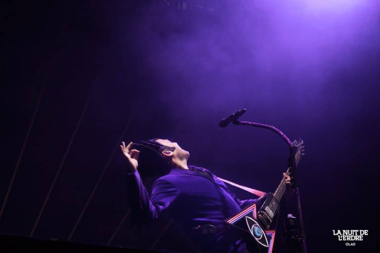 Matthieu Chédid, dit M, se produisait sur la scène de la Nuit de l'Erdre lors de cette édition 2022.