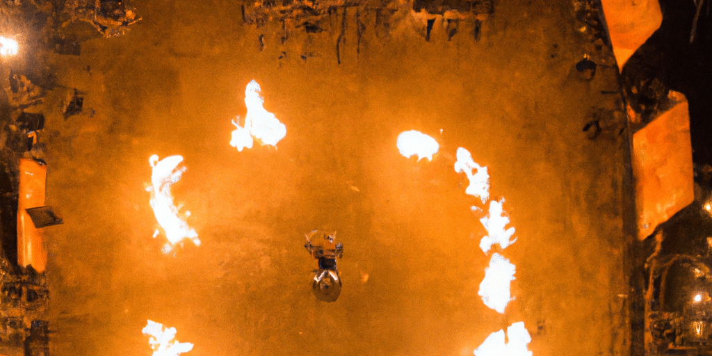 photographie topshot lors d'un évènement culturel