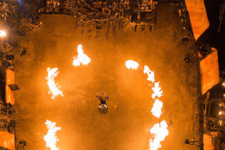 photographie topshot lors d'un évènement culturel