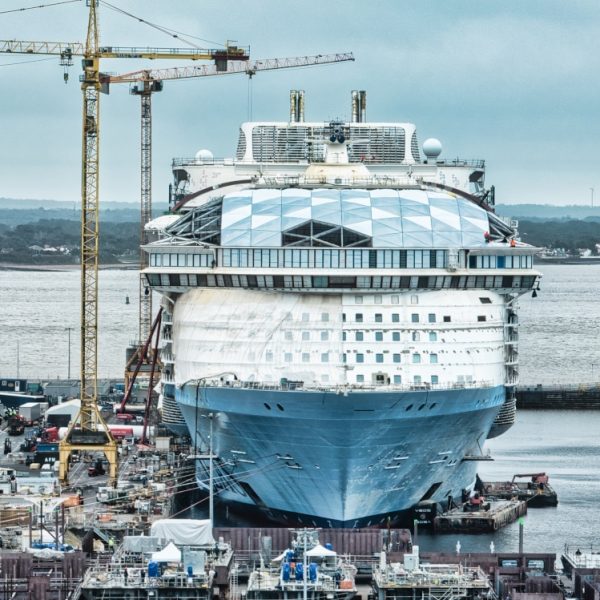 paquebot en construction