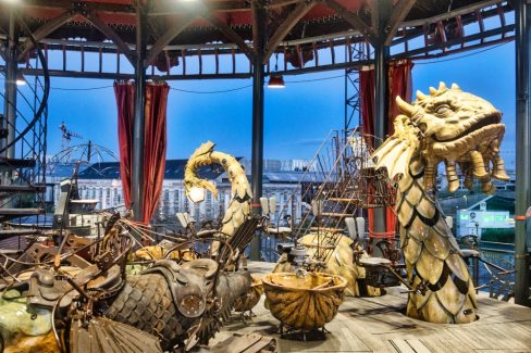 Les monstres marins du Carrousel des Mondes Marins à Nantes