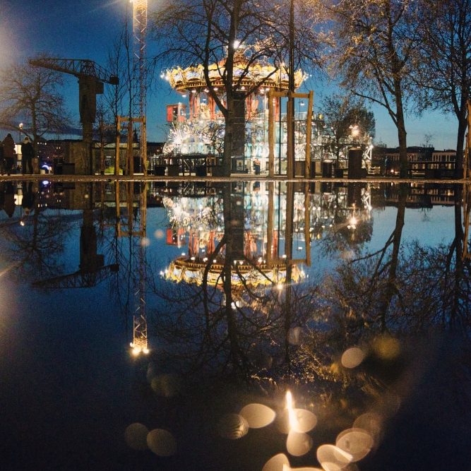 Le célèbre carrousel des mondes marins inspiré des mondes de Jules Verne, qui a passé son enfance sur Nantes
