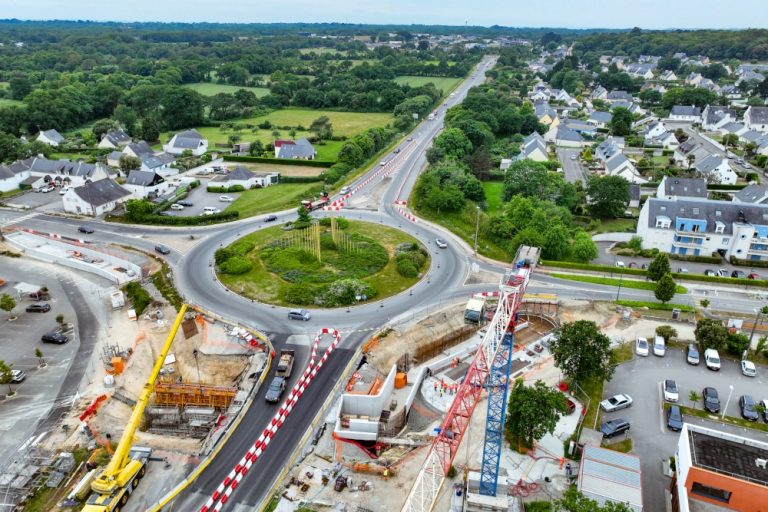 Aménagements routiers dans le Morbihan