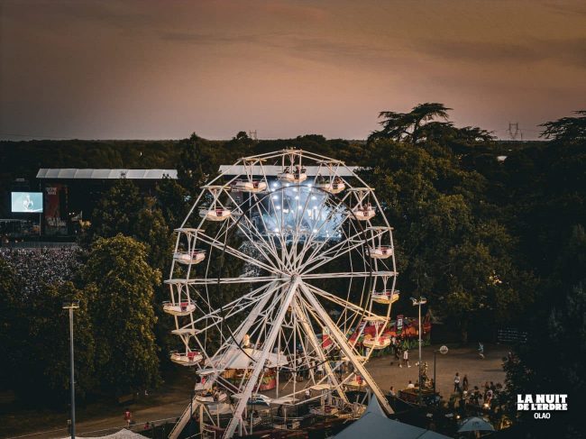Nouveauté pour cette nouvelle édition de La Nuit de l'Erdre, l'apparition d'une grande roue