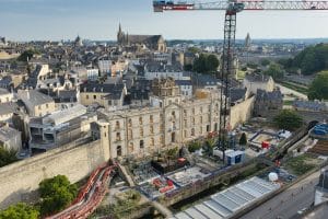 Le chantier majeur de Vannes se dessine. La rénovation de l'Hôtel Lagorce, communément appeler le château de Vannes, avance et s'organise.