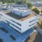 Le bâtiment de l'IFSI de Saint-Nazaire vu par drone après sa livraison, juillet 2025