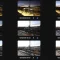 Timelapse de chantier : planche de photos prises toutes les 10 minutes au coucher du soleil, chantier du château de l'Hermine à Vannes